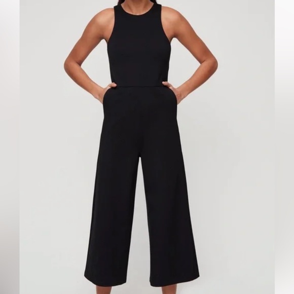 Babaton Cropped Wide Leg Jumpsuit.  Size 00 - Picture 1 of 7